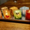 Bunte Kerzenhalter aus Epoxidharz – Bild 2